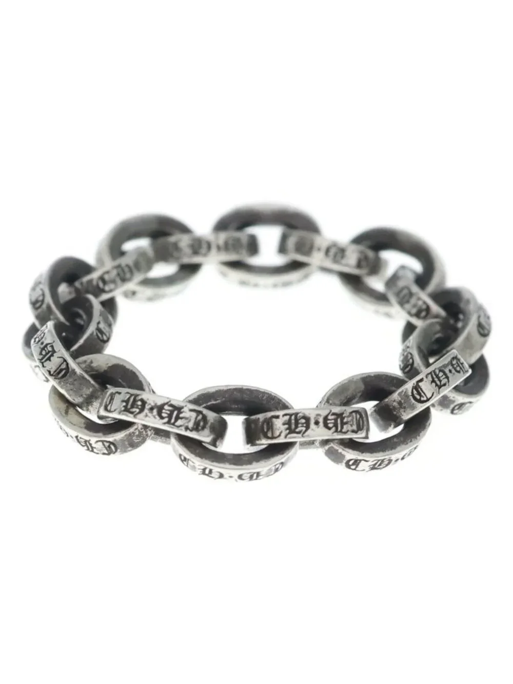 Chrome Hearts Paper Chain Ring Silver